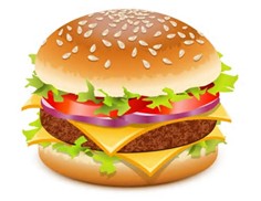 I did not create this hamburger image but I am respectfully using it for my post. Looks really good by the way!