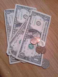 The contents of my wallet.