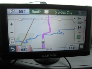 Sammi, my Garmin.  She can be chatty at times :-)