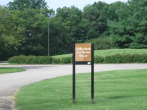 I got to see the official sign.