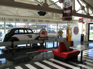 At the museum.  Really worth seeing the next time you are in Clinton, Oklahoma.